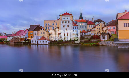 Jindrichuv Hradec castello nella Repubblica Ceca Foto Stock