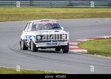 Snetterton Rally stadi, Febbraio 2018 Foto Stock