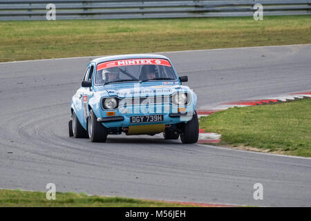 Snetterton Rally stadi, Febbraio 2018 Foto Stock