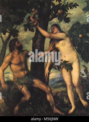 Adamo ed Eva Foto Stock