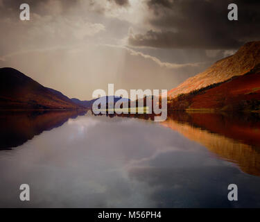 GB - CUMBRIA: Buttermere nel Parco Nazionale del Distretto dei Laghi Foto Stock