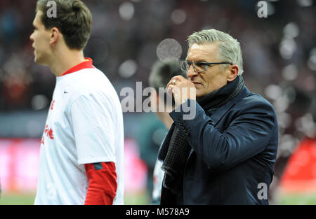 Varsavia, Polonia - 11 ottobre 2015: EURO 2016 Campionato Europeo Qualifing Round Francia Polonia - Repubblica di Irlanda o/p Nawalka Adam Foto Stock