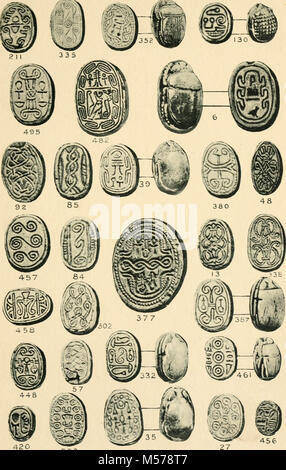 "Il sacro scarabeo: un famoso trattato su egiziano scarabei di arte e di storia" (1902) Foto Stock