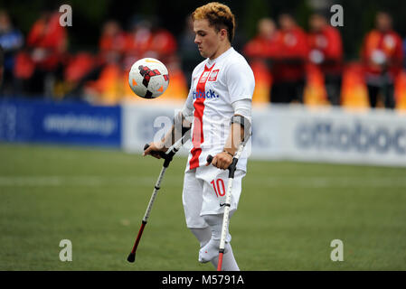 Varsavia, Polonia - 12 settembre 2015: AMP Football cup Varsavia Polonia 2015 n/z Polonia vs Francia Foto Stock