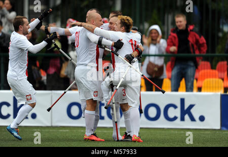 Varsavia, Polonia - 12 settembre 2015: AMP Football cup Varsavia Polonia 2015 n/z Polonia vs Francia Foto Stock