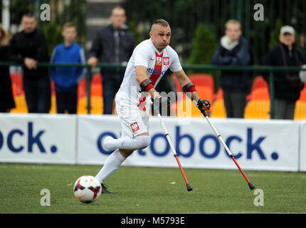 Varsavia, Polonia - 12 settembre 2015: AMP Football cup Varsavia Polonia 2015 n/z Polonia vs Francia Foto Stock