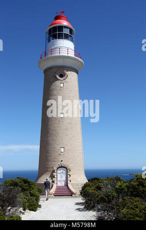 Cape du Couedic Faro sulla Kangaroo Island Foto Stock