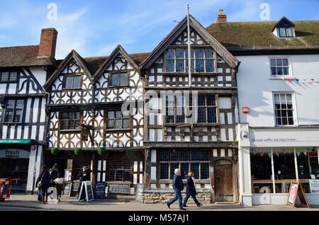 Il garrick pub high st stratford upon avon warwickshire Foto Stock