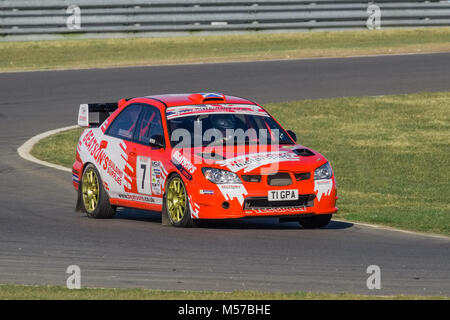 Snetterton Rally stadi, Febbraio 2018 Foto Stock