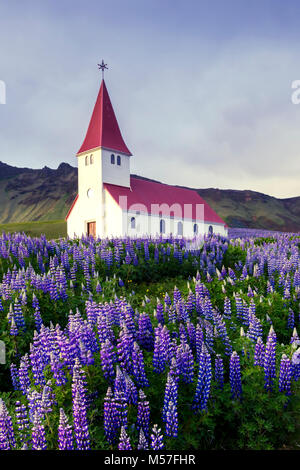 Myrdal Luterana Chiesa Foto Stock