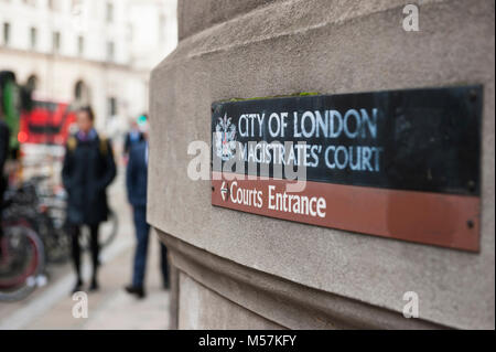 City of London Corte dei Magistrati Foto Stock