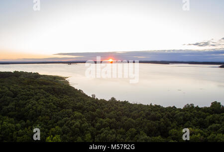 Lac De orient immagini aeree di un bellissimo lago in Francia Foto Stock