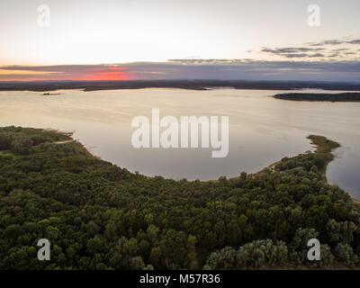 Lac De orient immagini aeree di un bellissimo lago in Francia Foto Stock