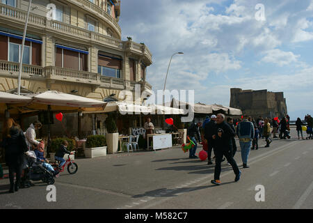 San Valentino a Napoli, Italia Foto Stock