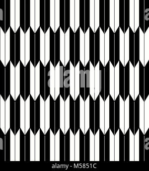 Disegno geometrico vettore. In bianco e nero di sfondo giapponese. Foto Stock