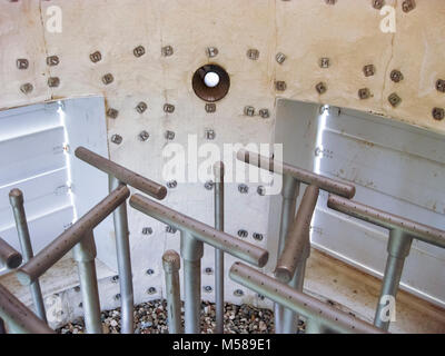 Anello di gas nel sistema di torcia di tipo chiuso, l'aspetto. Un rivestimento asbestine in una torcia. Foto Stock