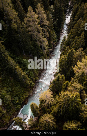 Riprese Arial in Svizzera durante il viaggio Foto Stock