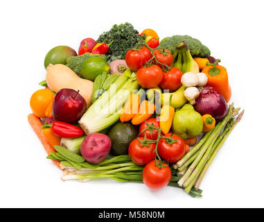 Beautify schiera di frutta fresca e verdura Foto Stock