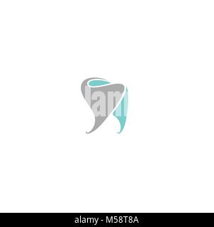 Dente del dentista vettore di simbolo Illustrazione Vettoriale