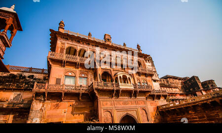 Ramnagar Fort, Varanasi, Uttar Pradesh, India Foto Stock