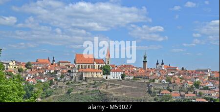Vista di Znojmo nella Repubblica Ceca Foto Stock
