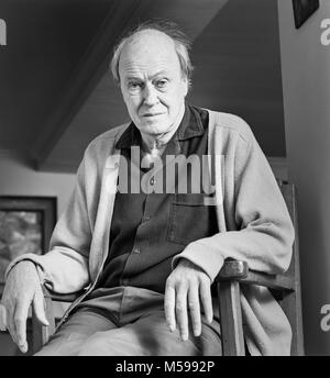 Roald Dahl, 13 settembre 1916 - 23 novembre 1990, autore di bambini. libri e racconti, archiviazione fotografia fatta il 18 settembre 1989 nella sua casa, England, Regno Unito Foto Stock