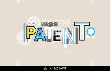Patient Health Care Banner Web modello astratto sfondo Illustrazione Vettoriale