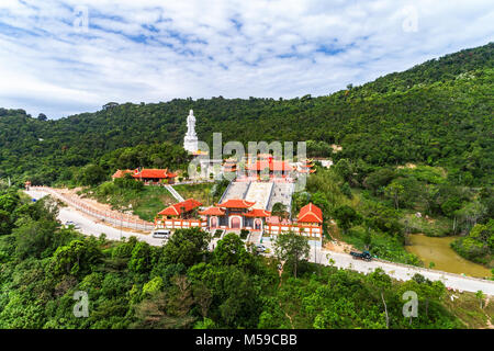 Royalty di alta qualità gratuitamente stock immagine vista aerea di ho Quoc pagoda, Phu Quoc island, Vietnam Foto Stock