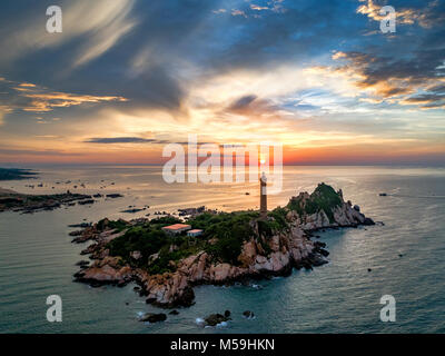 Royalty di alta qualità gratuitamente stock immagine vista aerea di Ke Ga faro in Mui Ne, Phan Thiet, Vietnam. Foto Stock