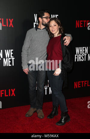 Hollywood, California, USA. Xx Febbraio 2018. Gli ospiti, presso il Los Angeles speciale proiezione di Netflix' quando abbiamo incontrato per la prima volta al Arclight Hollywood in Hollywood, la California il 20 febbraio 2018. Credito: Faye Sadou/MediaPunch Foto Stock