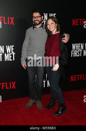 Hollywood, California, USA. Xx Febbraio 2018. Gli ospiti, presso il Los Angeles speciale proiezione di Netflix' quando abbiamo incontrato per la prima volta al Arclight Hollywood in Hollywood, la California il 20 febbraio 2018. Credito: Faye Sadou/MediaPunch Foto Stock