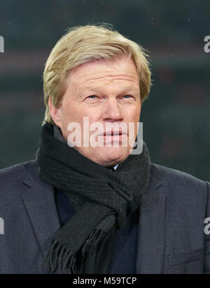 FC Bayern Munich Soccer, Monaco, 21 febbraio 2018 Oliver KAHN, Co moderatore ex FCB portiere FC Bayern Munich - BESIKTAS ISTANBUL 5-0 12/5000 round degli ultimi sedici. UEFA Champions League , Monaco di Baviera, 21 febbraio 2018, STAGIONE 2017/2018 © Peter Schatz / Alamy Live News Foto Stock