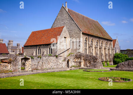 College Chapel St Augustine's Abbey, il più antico monastero benedettino in Canterbury Kent Inghilterra meridionale, Regno Unito. Patrimonio mondiale dell UNESCO Foto Stock