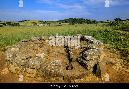 Toscana (Li) resti archeologici Baratti Populonia tomba del Balsamarium Foto Stock