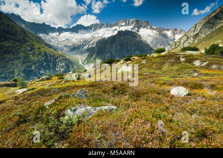 Dammastock, 3630m, Göscheneralp, Uri, Schweiz Foto Stock