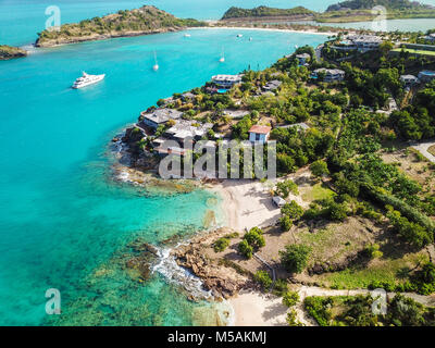 Giorgio Armani Cliffside Ritiro, Galley Bay Beach, Antigua Foto Stock