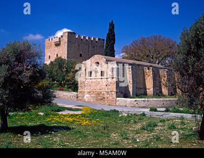 Il Castello di Kolossi, Limassol, Cipro del Sud Foto Stock