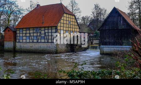 Schloss Rheda - Rheda-Wiedenbrück, Kreis Gütersloh, Nordrhein-Westfalen, Deutschland/Germania Foto Stock