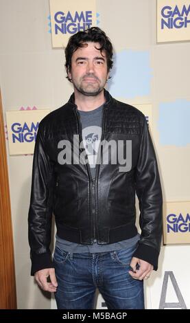 Los Angeles, CA, Stati Uniti d'America. Il 21 febbraio, 2018. Ron Livingston presso gli arrivi di notte gioco Premiere, TCL teatro cinese (in precedenza Grauman's), Los Angeles, CA, 21 febbraio 2018. Credito: Elizabeth Goodenough/Everett raccolta/Alamy Live News Foto Stock