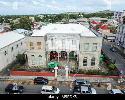 Museo di Antigua e Barbuda, all'interno della Corte coloniale casa, St. John's, Antigua Foto Stock