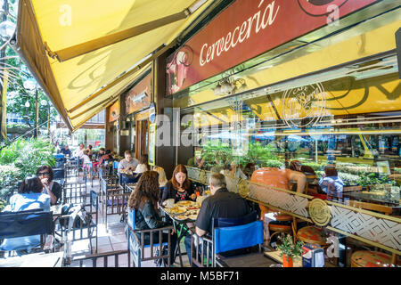 Buenos Aires Argentina, Avenida Cordova, la barra Cafe, ristorante ristoranti cibo ristoranti mangiare fuori caffè caffè bistrot, restobar, al fresco, marciapiede outsi