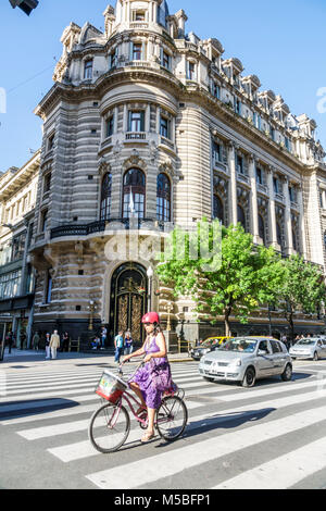 Buenos Aires Argentina, Calle Florida, Centro Naval, club sociale, architettura in stile Beaux-Arts, Gaston Louis Mallet, esterno, incrocio, annuncio per adulti Foto Stock