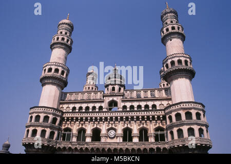 Charminar in Hyderabad, Andhra Pradesh Foto Stock