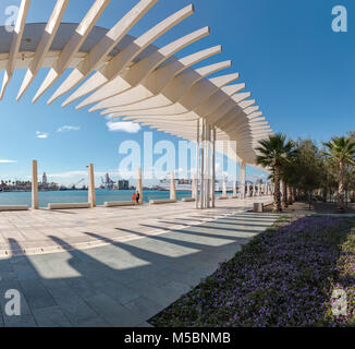 Paseo del Muelle Dos, la passeggiata lungo il porto Foto Stock