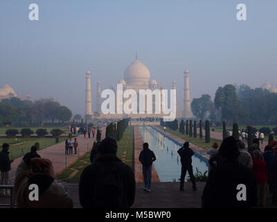 Taj Mahal, Agra Foto Stock