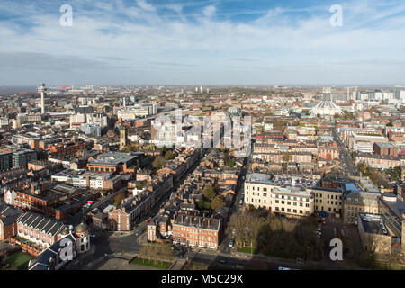 Liverpool, in Inghilterra, Regno Unito - 9 Novembre 2017: il paesaggio cittadino di Liverpool Central Business District. Foto Stock