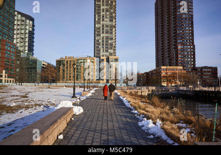 Stato del gantry Park nella città di Long Island Foto Stock