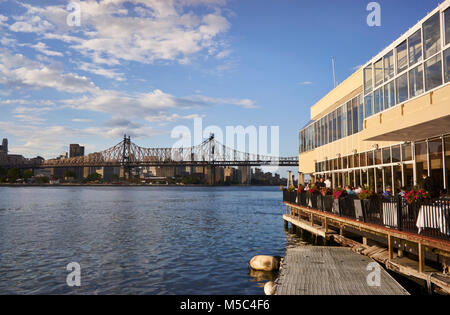 Stato del gantry Park nella città di Long Island Foto Stock