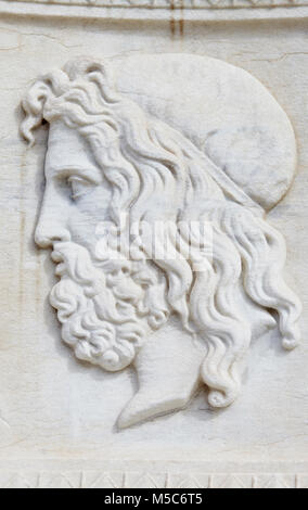 Statua di Zeus, Giove, close up Foto Stock