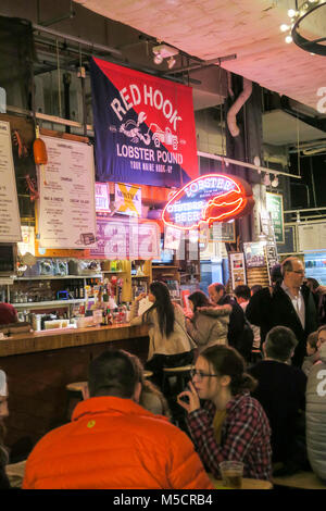 Red Hook Lobster Pound in Urbanspace Vanderbilt, NYC Foto Stock